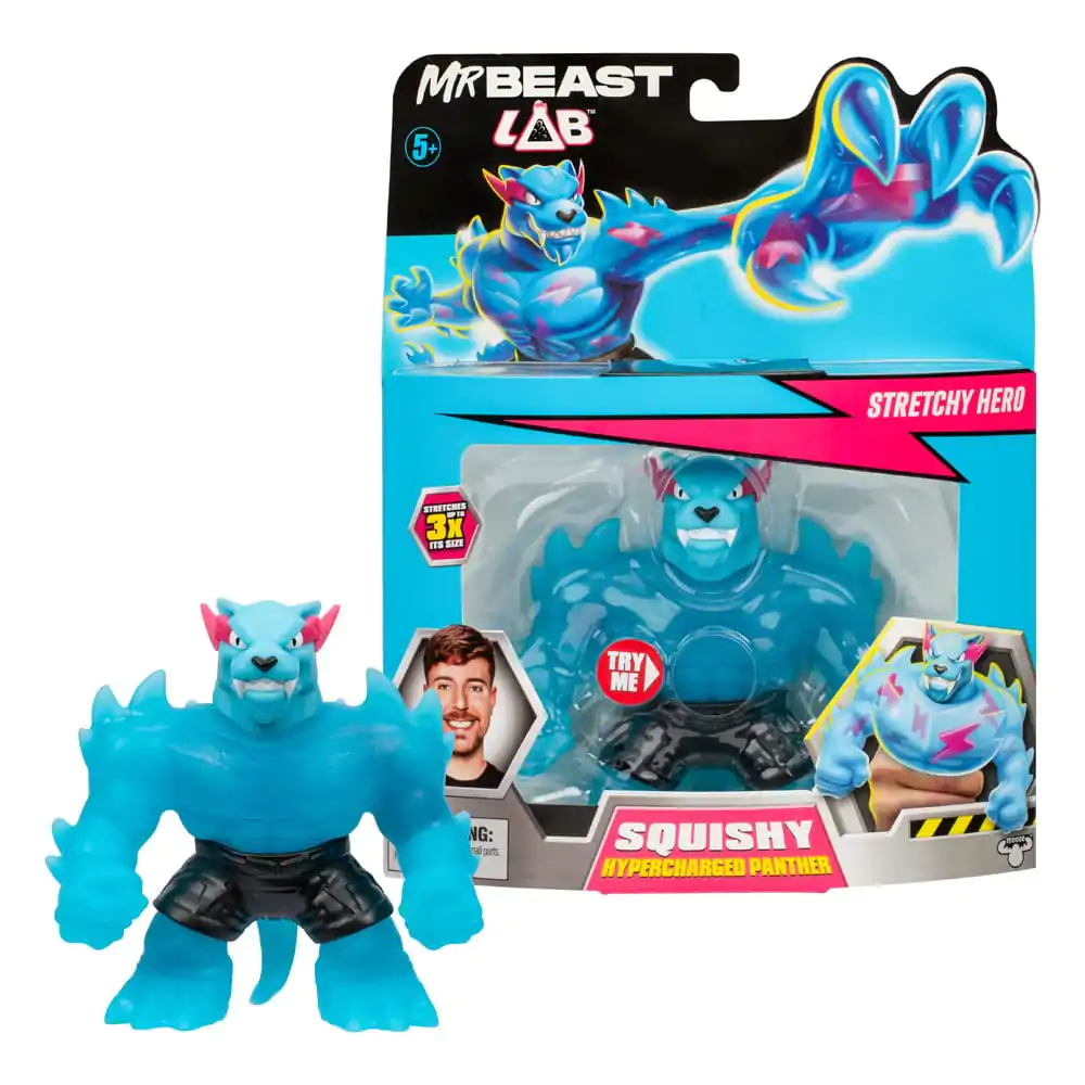 Mr. Beast Lab Goo Jit Zu Dehnbare Figur Hypercharged Panther 11 cm Produktfoto