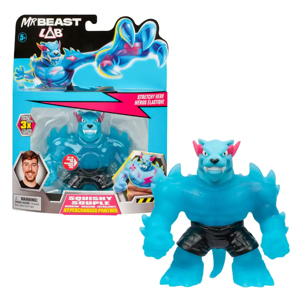 Mr. Beast Lab Goo Jit Zu Dehnbare Figur Hypercharged Panther 11 cm Produktfoto