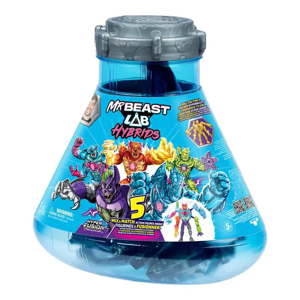 Mr. Beast Lab Hybrids Figur 5er-Pack Hyper Fusion Lab 3 cm Produktfoto
