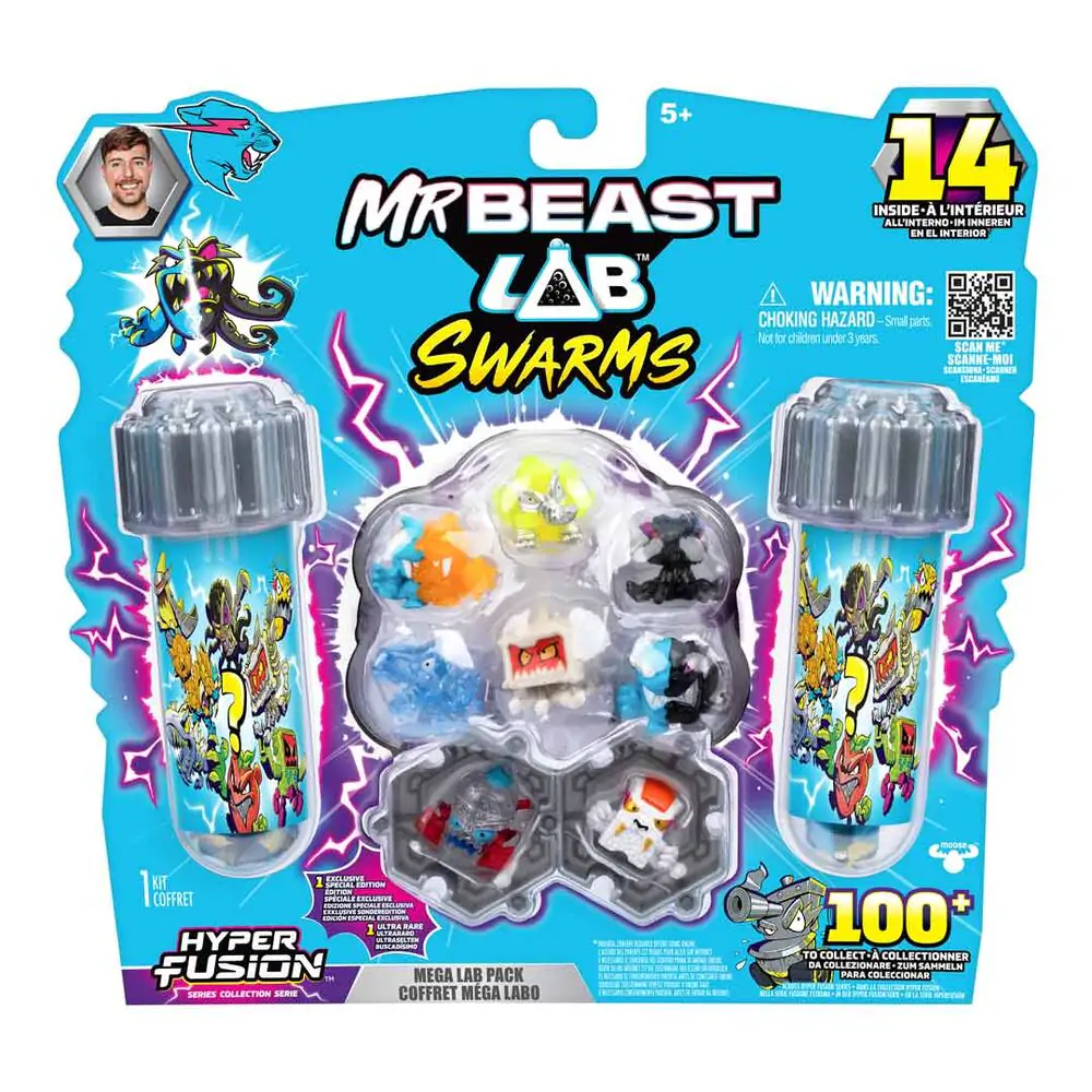 Mr. Beast Lab Swarms Figur 14er-Pack Mega Lab 3 cm Produktfoto
