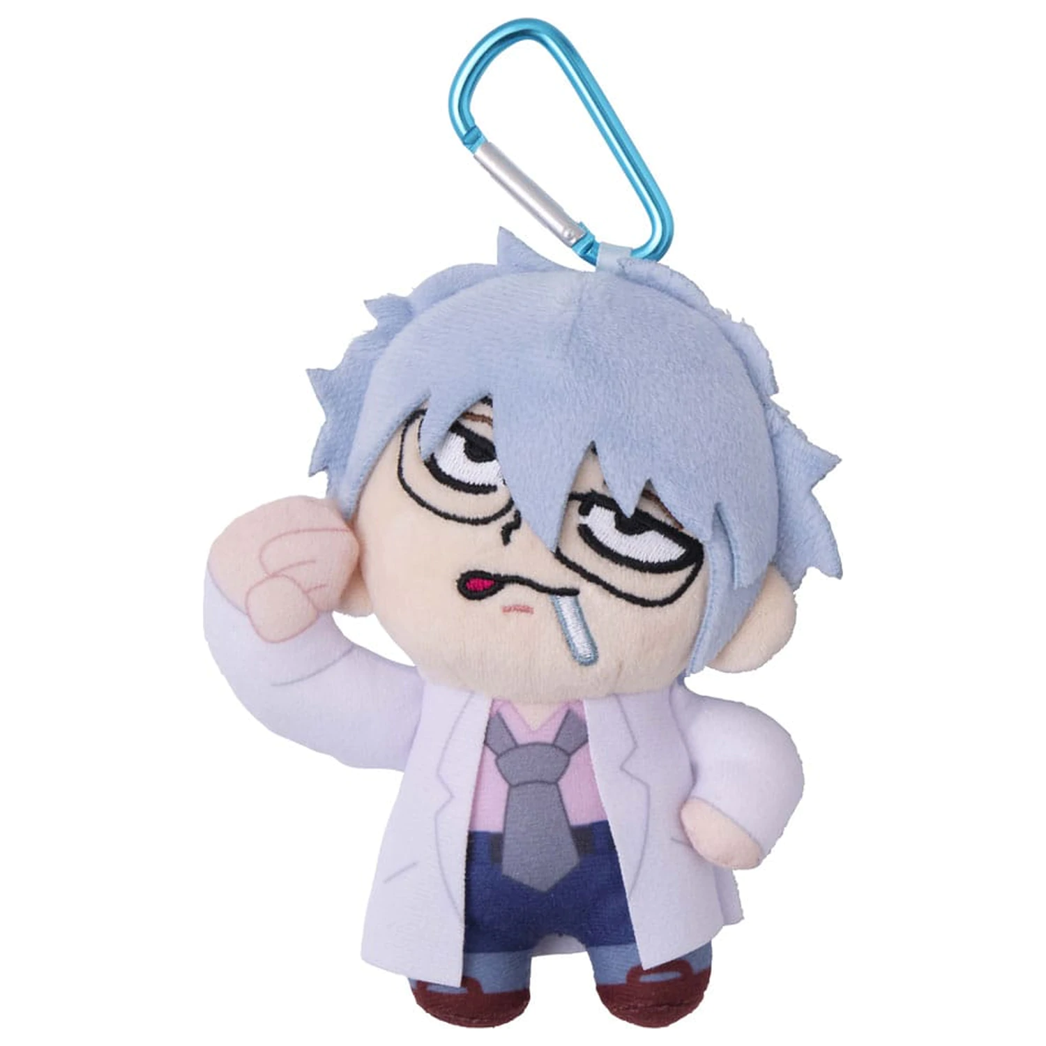 Mr. Ginpachi´s Zany Class x Okawabukubu Youth Plüsch Schlüsselanhänger Ginpachi Sakata 12 cm Produktfoto
