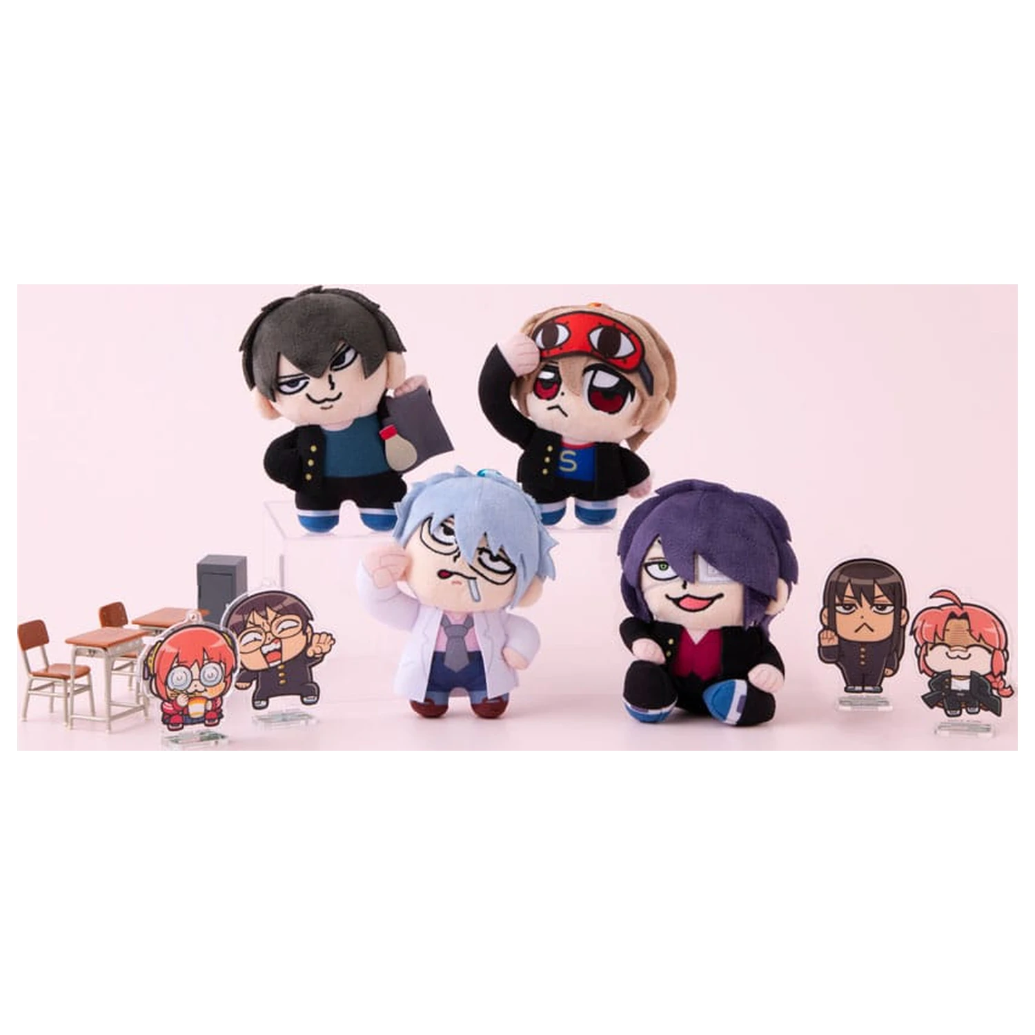 Mr. Ginpachi´s Zany Class x Okawabukubu Youth Plüsch Schlüsselanhänger Shinsuke Takasugi 12 cm Produktfoto