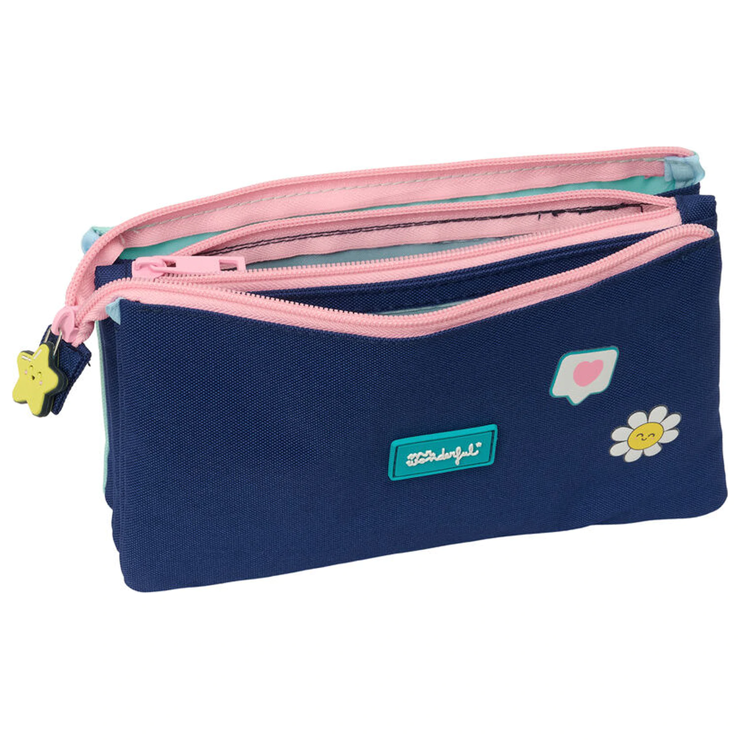 Mr. Wonderful Star Dreifach-Federmäppchen Produktfoto