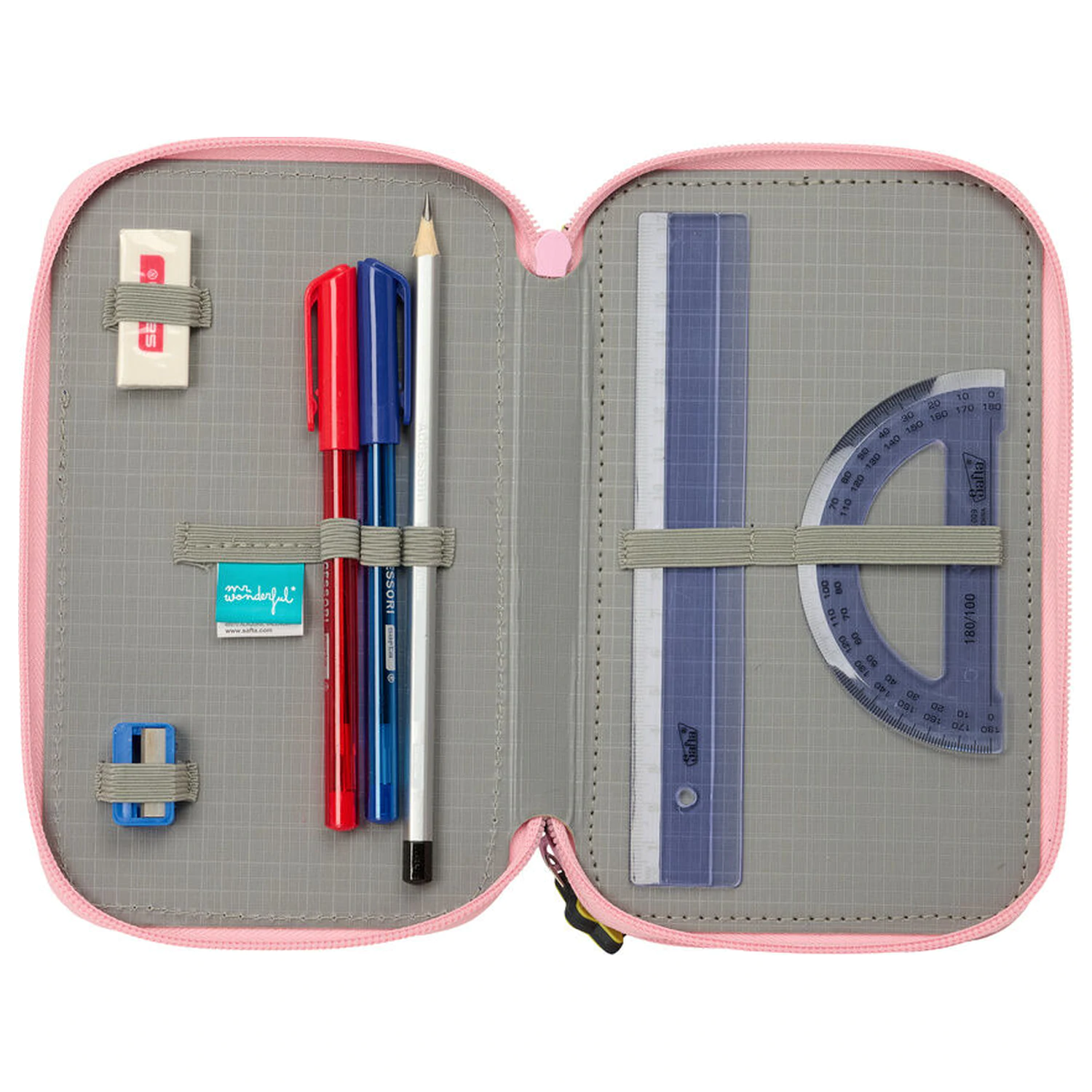 Mr. Wonderful Star Dreifach-Federmäppchen 37-teilig Produktfoto