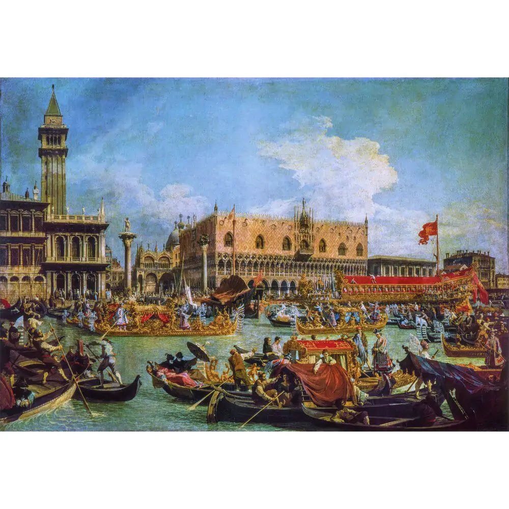 Museum Canaletto The Return of the Bucentaur at the Molo on Ascension Day Puzzle 1000St Produktfoto