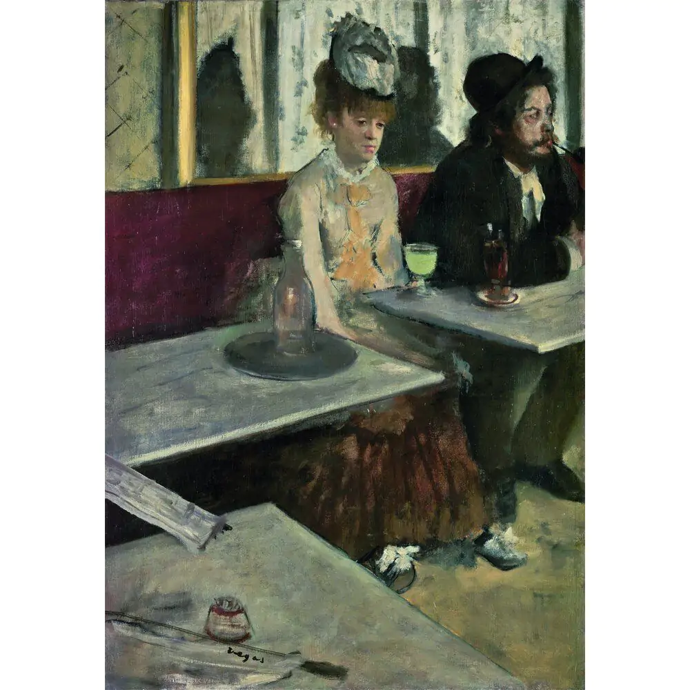 Museum Degas Dans un Cafe Puzzle 1000St Produktfoto