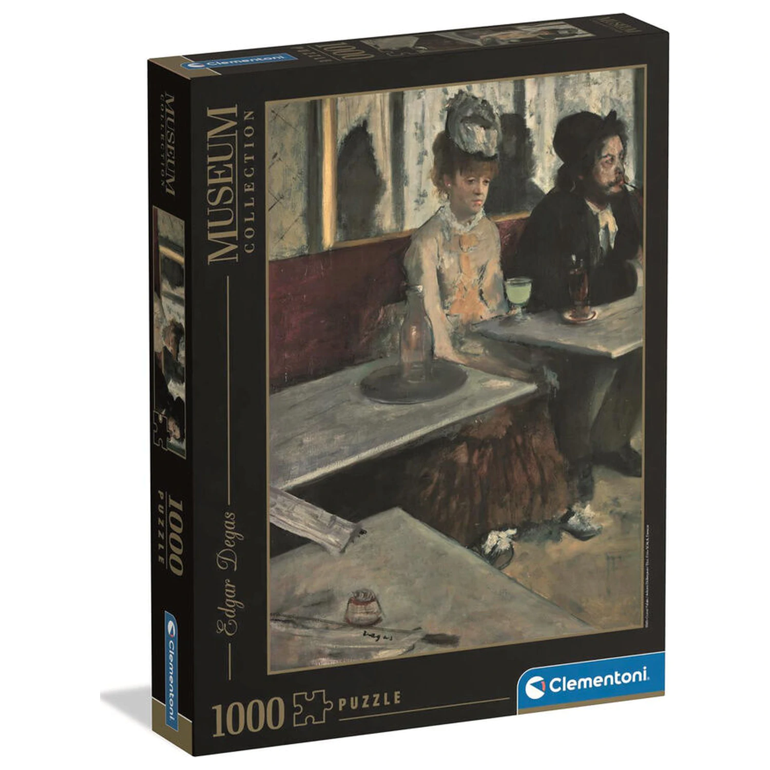 Museum Orsay Degas, "Dans Un Ca" Puzzle 1000 Teile Produktfoto