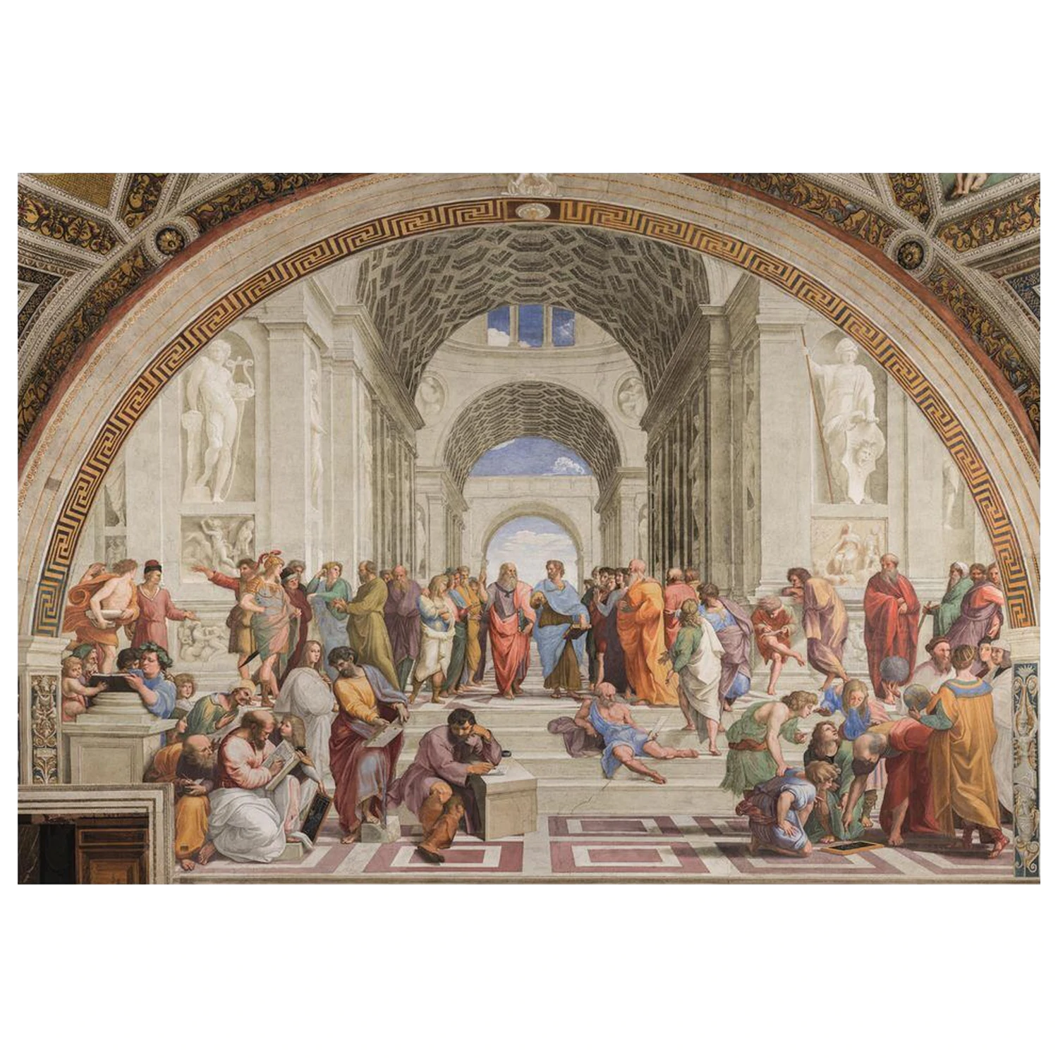 Museum School Of Athens Puzzle 1000 Teile Produktfoto