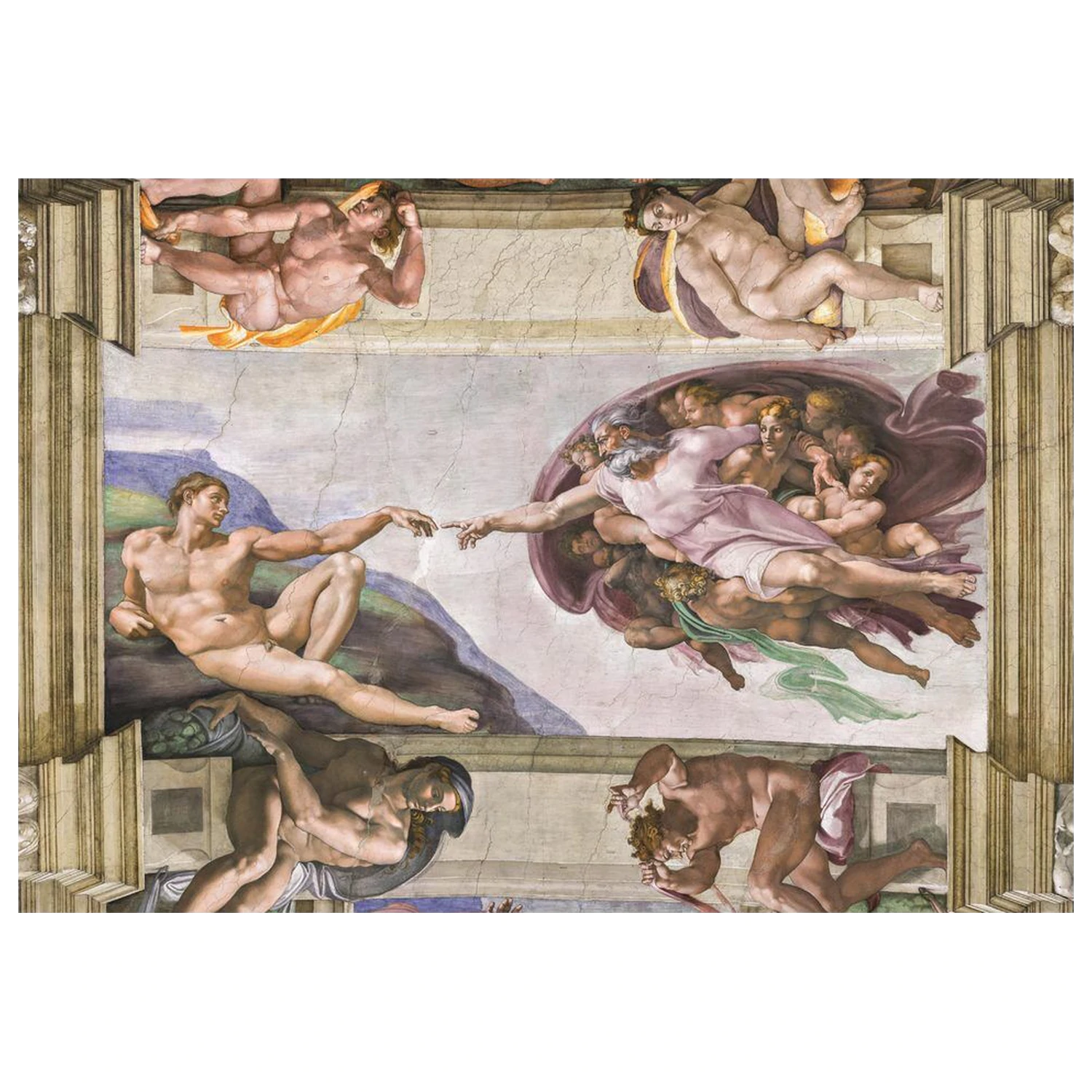 Museum The Creation Of Man Puzzle 1000 Teile Produktfoto
