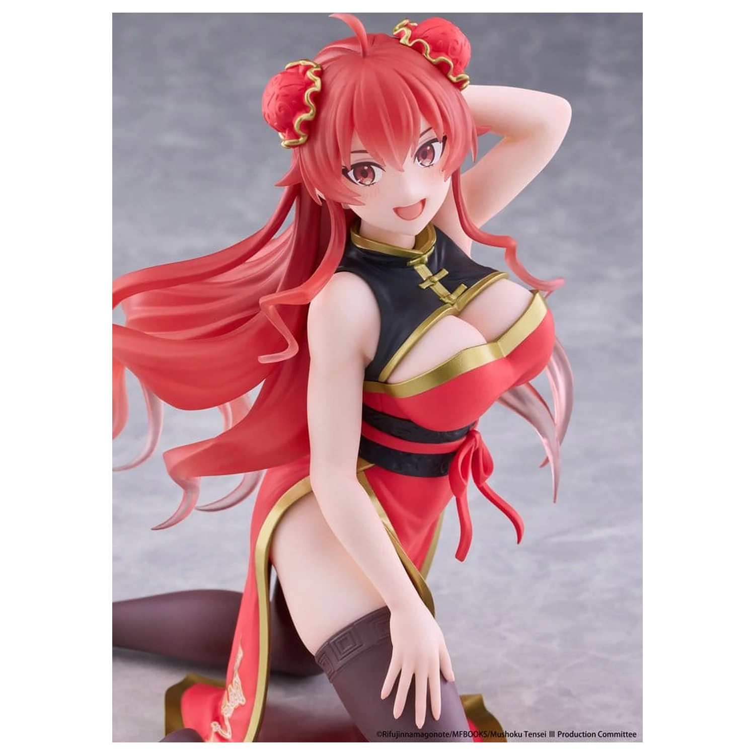 Mushoku Tensei: Jobless Reincarnation Desktop Cute PVC Figur Eris Greyrat (Chinese Dress Ver.) 13 cm Produktfoto