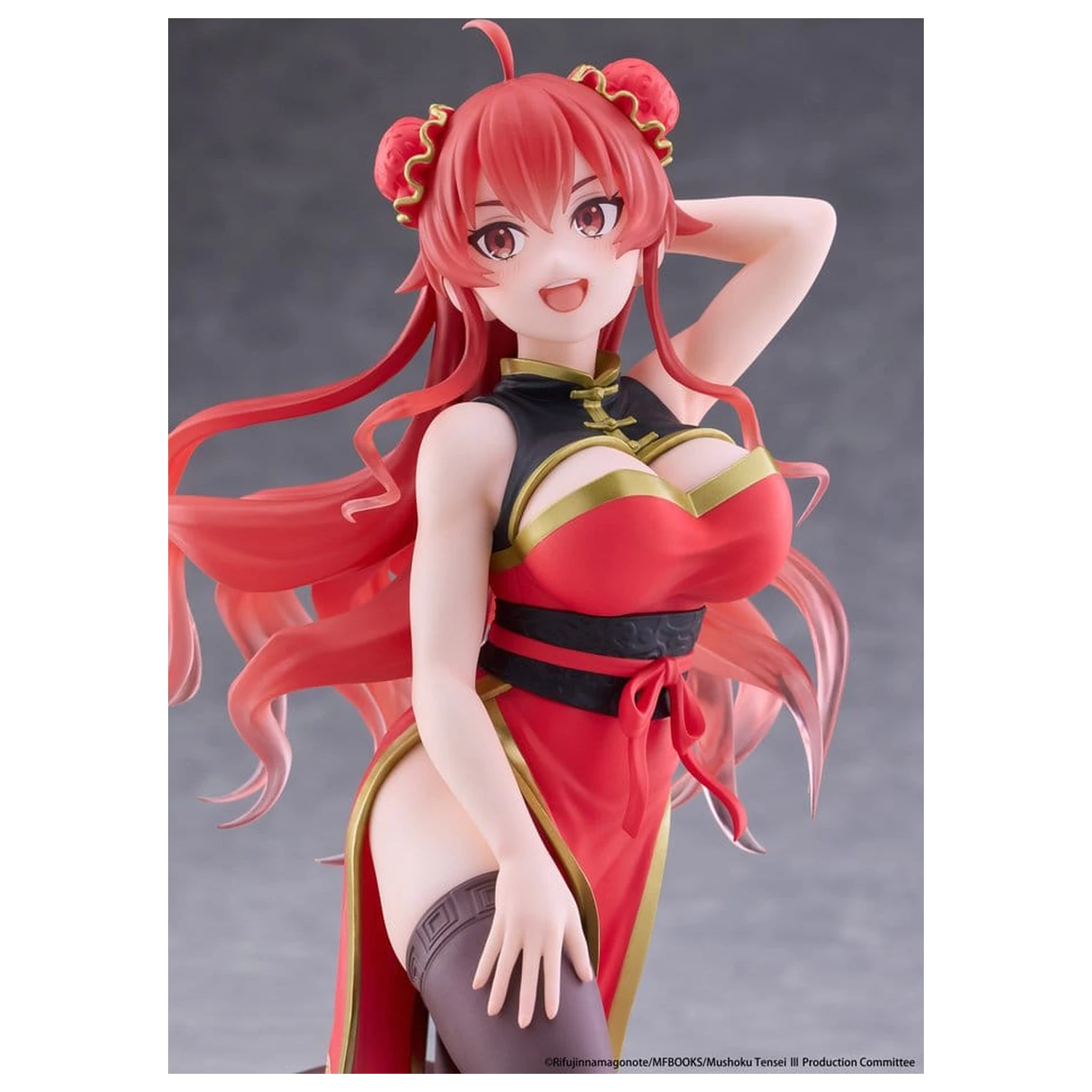 Mushoku Tensei: Jobless Reincarnation Desktop Cute PVC Figur Eris Greyrat (Chinese Dress Ver.) 13 cm Produktfoto