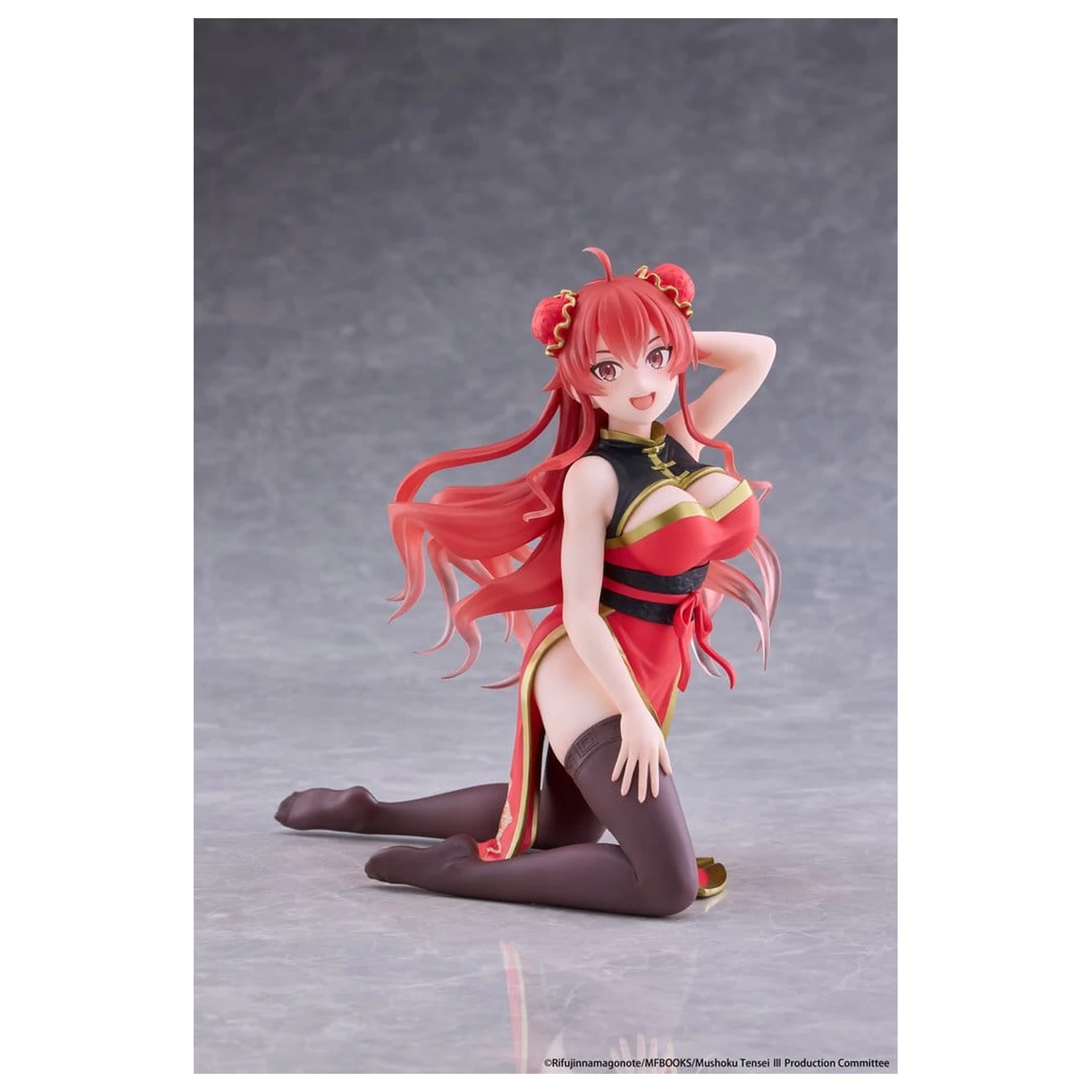 Mushoku Tensei: Jobless Reincarnation Desktop Cute PVC Figur Eris Greyrat (Chinese Dress Ver.) 13 cm Produktfoto
