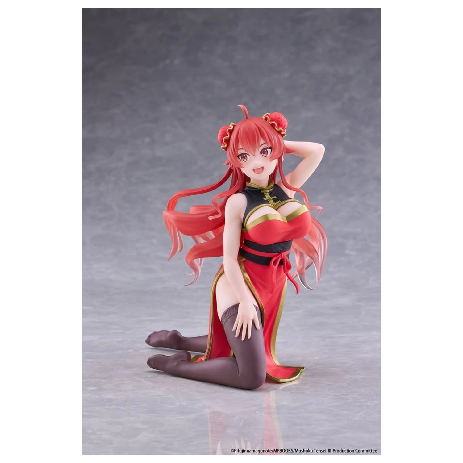 Mushoku Tensei: Jobless Reincarnation Desktop Cute PVC Figur Eris Greyrat (Chinese Dress Ver.) 13 cm Produktfoto