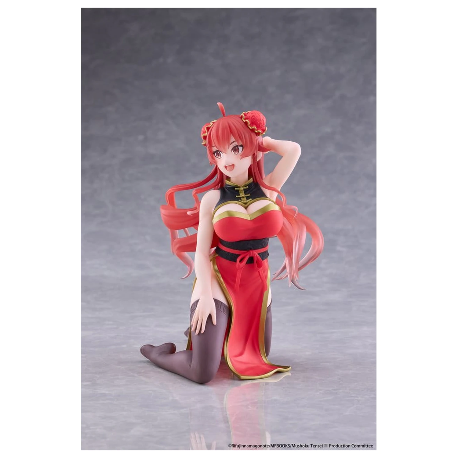 Mushoku Tensei: Jobless Reincarnation Desktop Cute PVC Figur Eris Greyrat (Chinese Dress Ver.) 13 cm Produktfoto
