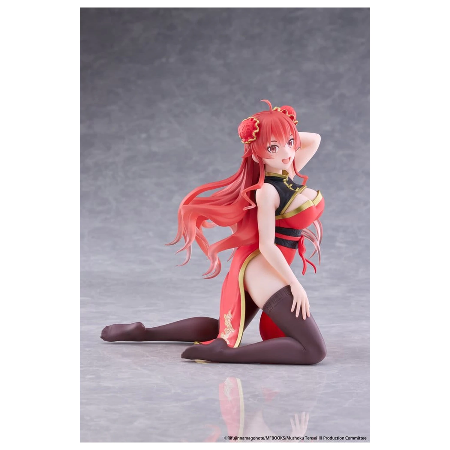 Mushoku Tensei: Jobless Reincarnation Desktop Cute PVC Figur Eris Greyrat (Chinese Dress Ver.) 13 cm Produktfoto