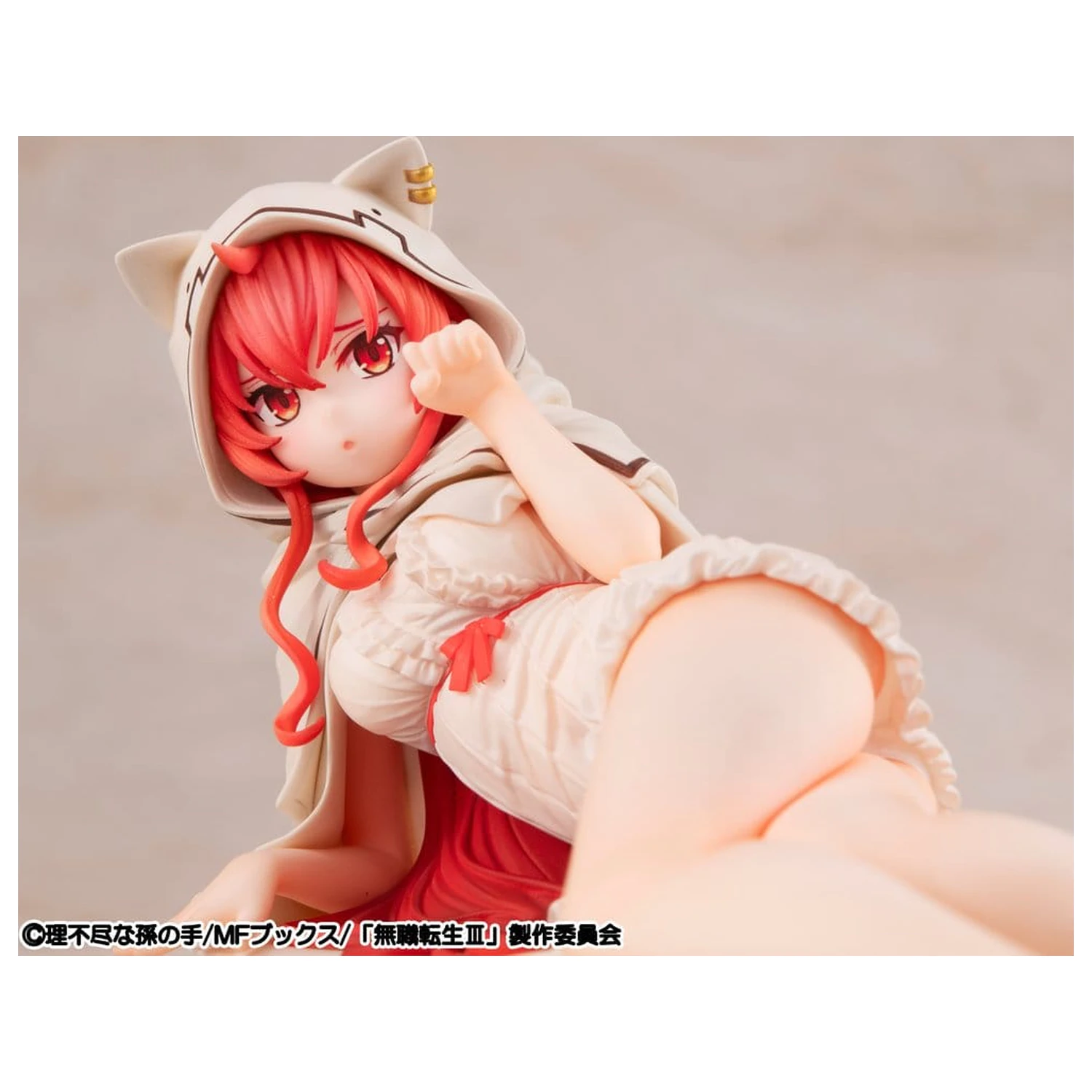 Mushoku Tensei: Jobless Reincarnation Melty Princess PVC Figur Eris Sleep with Eris Ver. Palm Size 12 cm Produktfoto