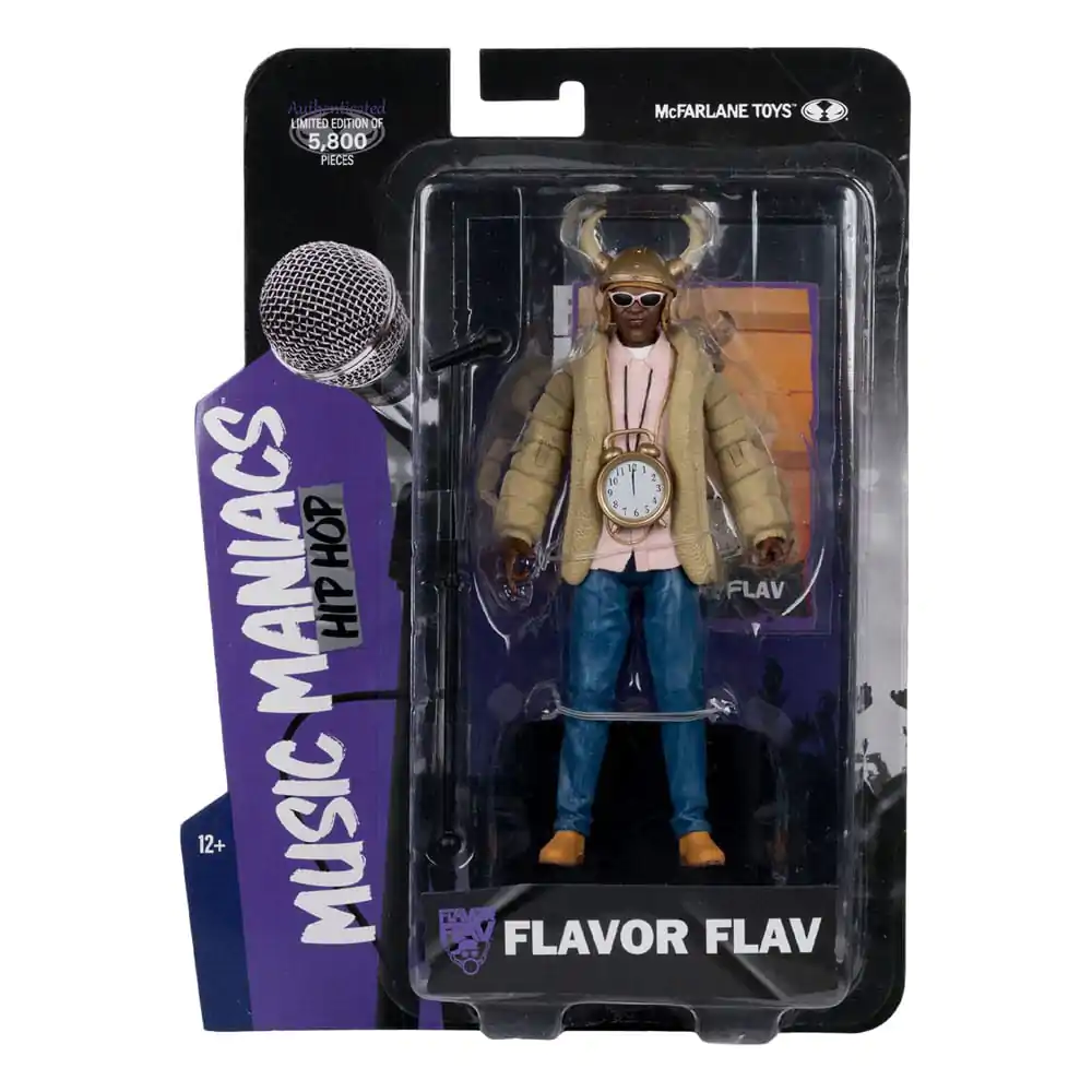 Music Maniacs Hip Hop Actionfigur Flavor Flav 16 cm Produktfoto