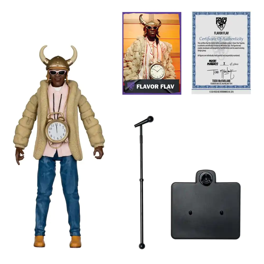 Music Maniacs Hip Hop Actionfigur Flavor Flav 16 cm Produktfoto