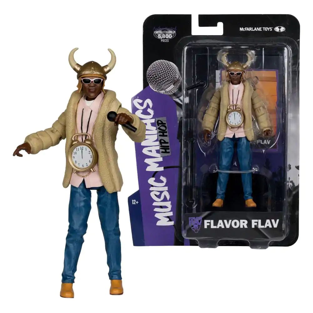 Music Maniacs Hip Hop Actionfigur Flavor Flav 16 cm Produktfoto