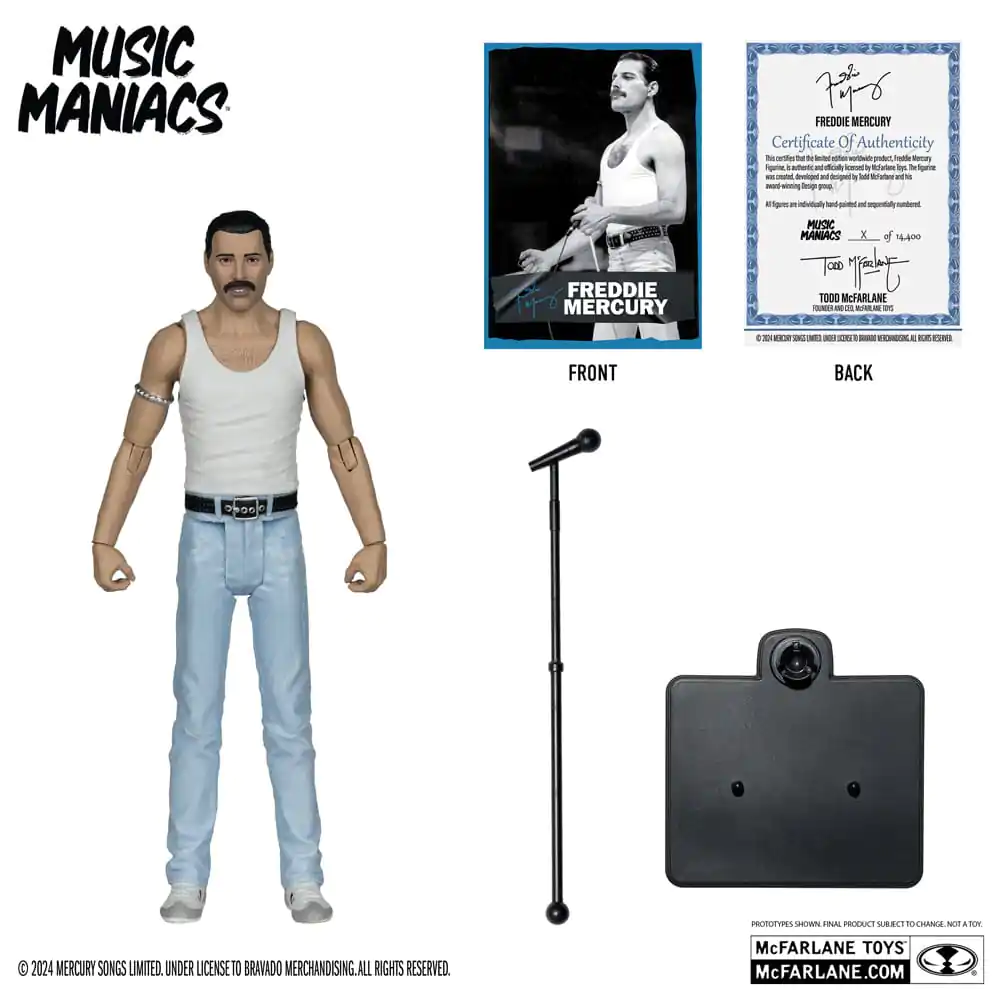 Music Maniacs Rock Actionfigur Freddie Mercury 15 cm termékfotó