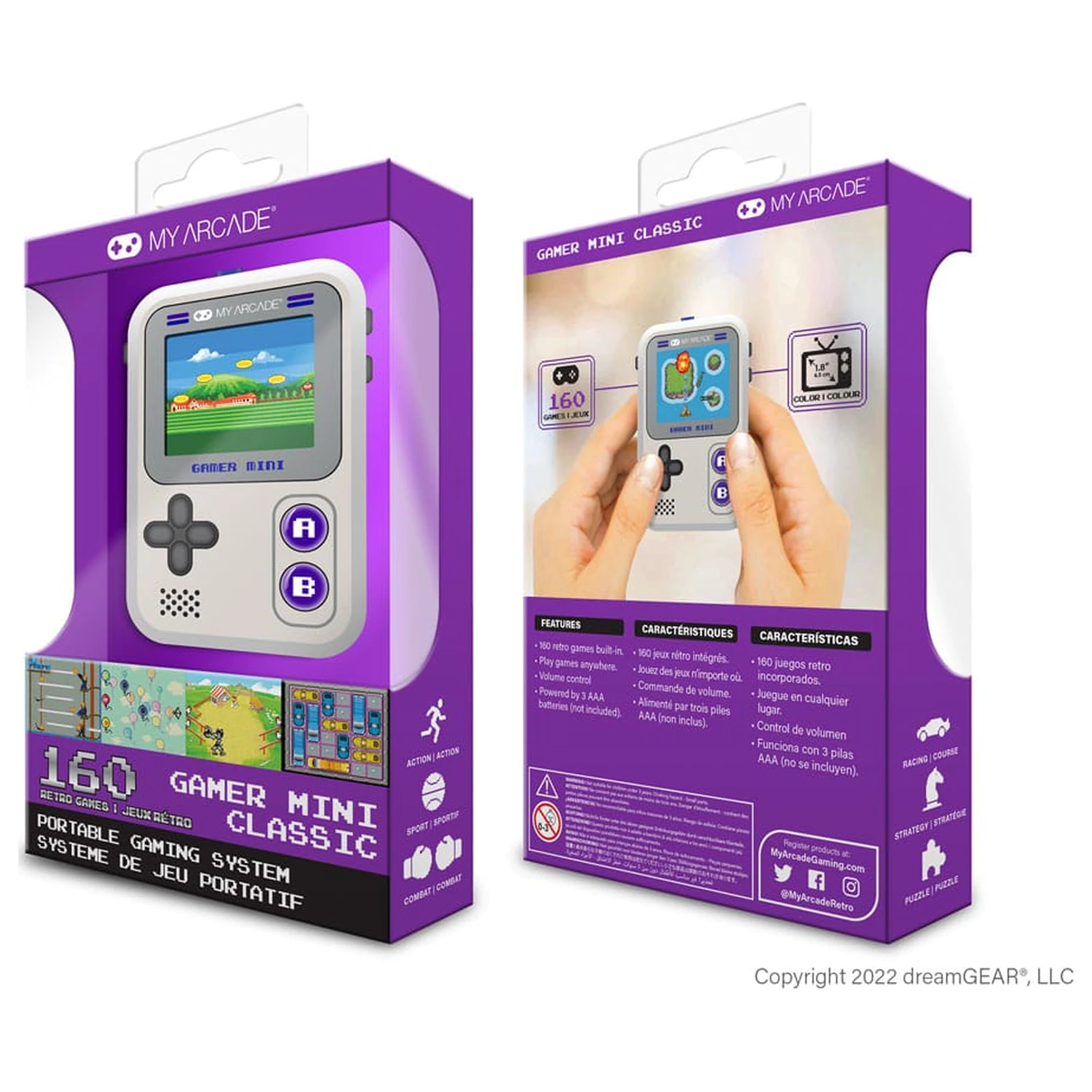 My Arcade Tragbares Gaming System Gamer Mini Classic Produktfoto