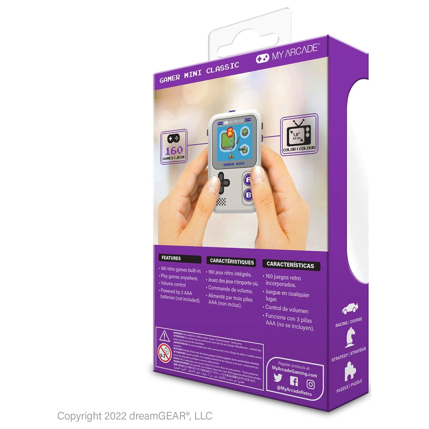 My Arcade Tragbares Gaming System Gamer Mini Classic Produktfoto