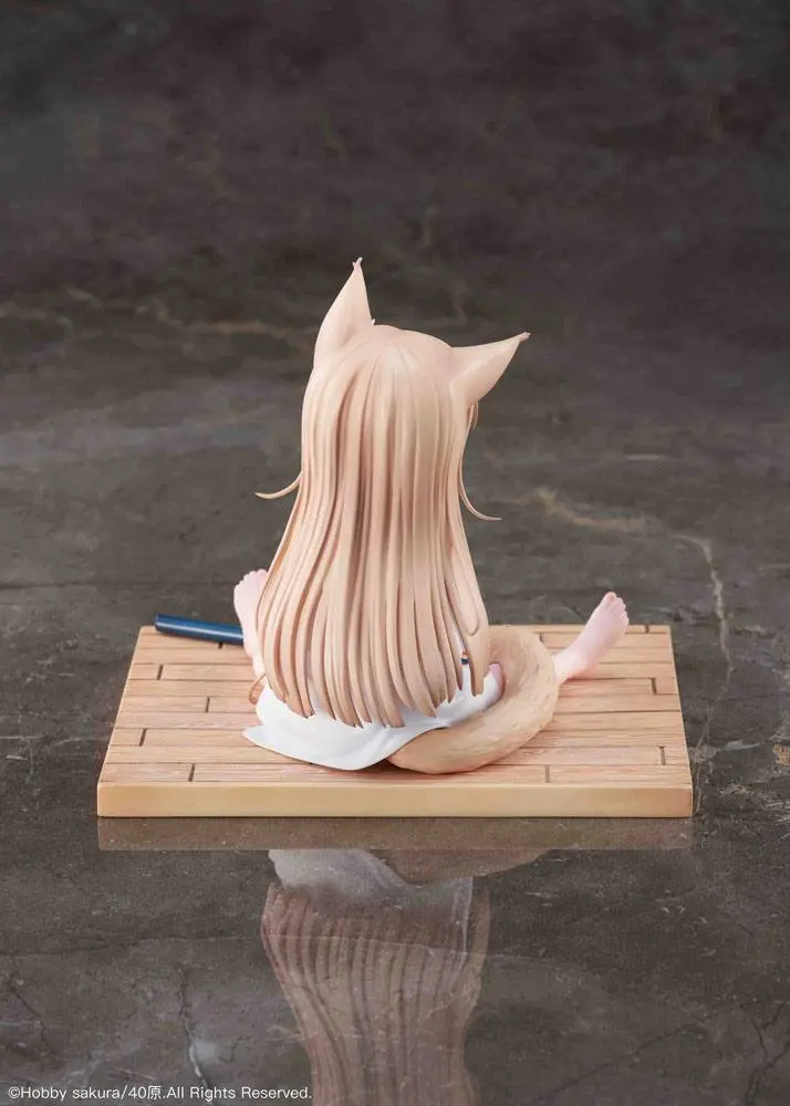 My Cat Is a Kawaii Girl PVC Statue 1/6 Kinako Sitting Fish Ver. Deluxe Version 14 cm Produktfoto