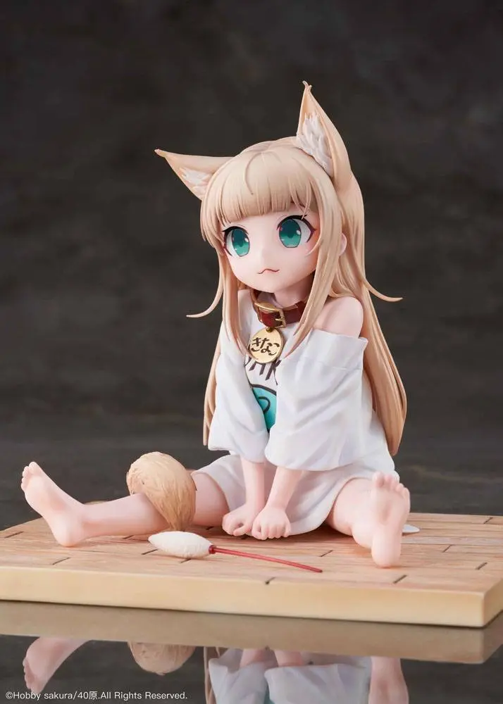 My Cat Is a Kawaii Girl PVC Statue 1/6 Kinako Sitting Fish Ver. Deluxe Version 14 cm Produktfoto