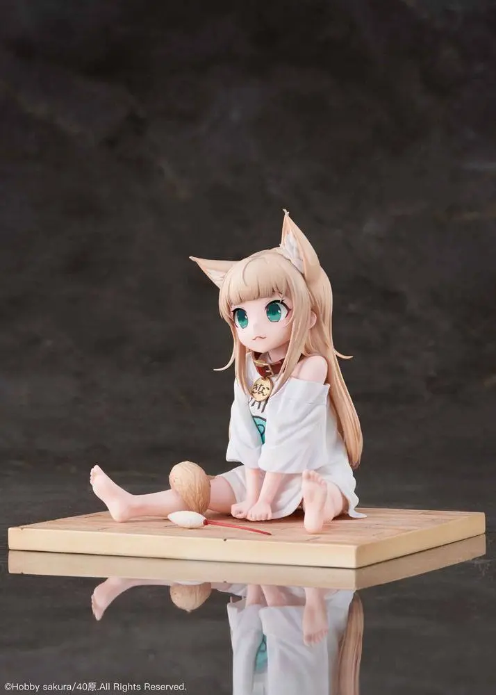 My Cat Is a Kawaii Girl PVC Statue 1/6 Kinako Sitting Fish Ver. Deluxe Version 14 cm Produktfoto
