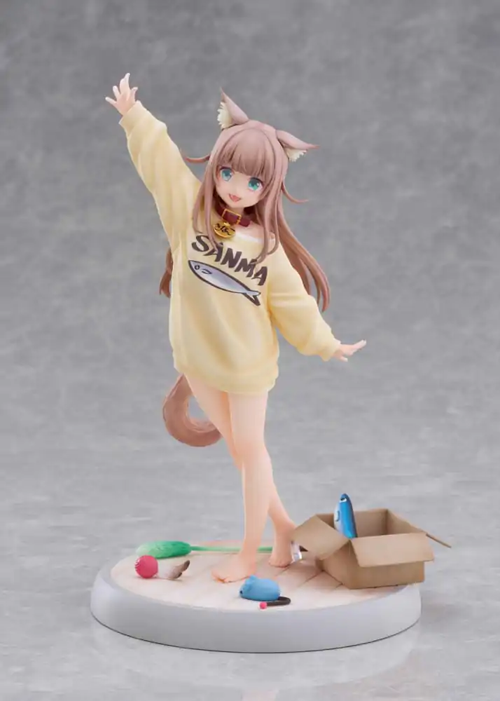My Cat Is a Kawaii Girl Statue 1/6 Kinako Play With Ver. AmiAmi 21 cm Statue Produktfoto