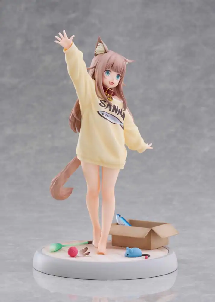 My Cat Is a Kawaii Girl Statue 1/6 Kinako Play With Ver. AmiAmi 21 cm Statue Produktfoto