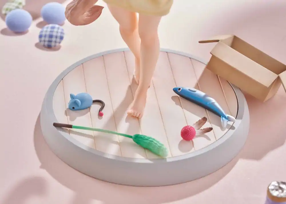 My Cat Is a Kawaii Girl Statue 1/6 Kinako Play With Ver. AmiAmi 21 cm Statue Produktfoto