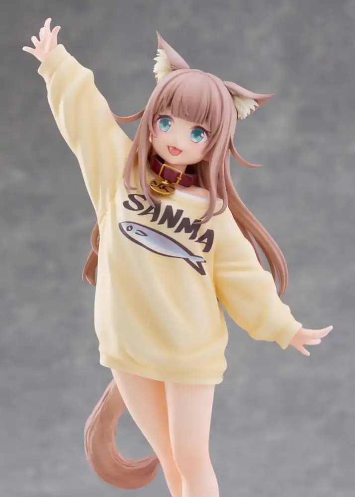 My Cat Is a Kawaii Girl Statue 1/6 Kinako Play With Ver. AmiAmi 21 cm Statue Produktfoto
