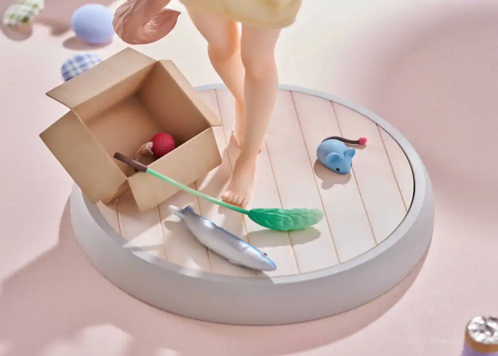 My Cat Is a Kawaii Girl Statue 1/6 Kinako Play With Ver. AmiAmi 21 cm Statue Produktfoto