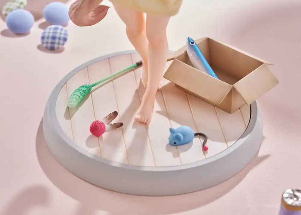 My Cat Is a Kawaii Girl Statue 1/6 Kinako Play With Ver. AmiAmi 21 cm Statue Produktfoto