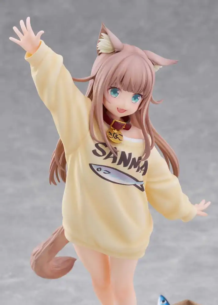My Cat Is a Kawaii Girl Statue 1/6 Kinako Play With Ver. AmiAmi Limited Edition 21 cm Statue Produktfoto