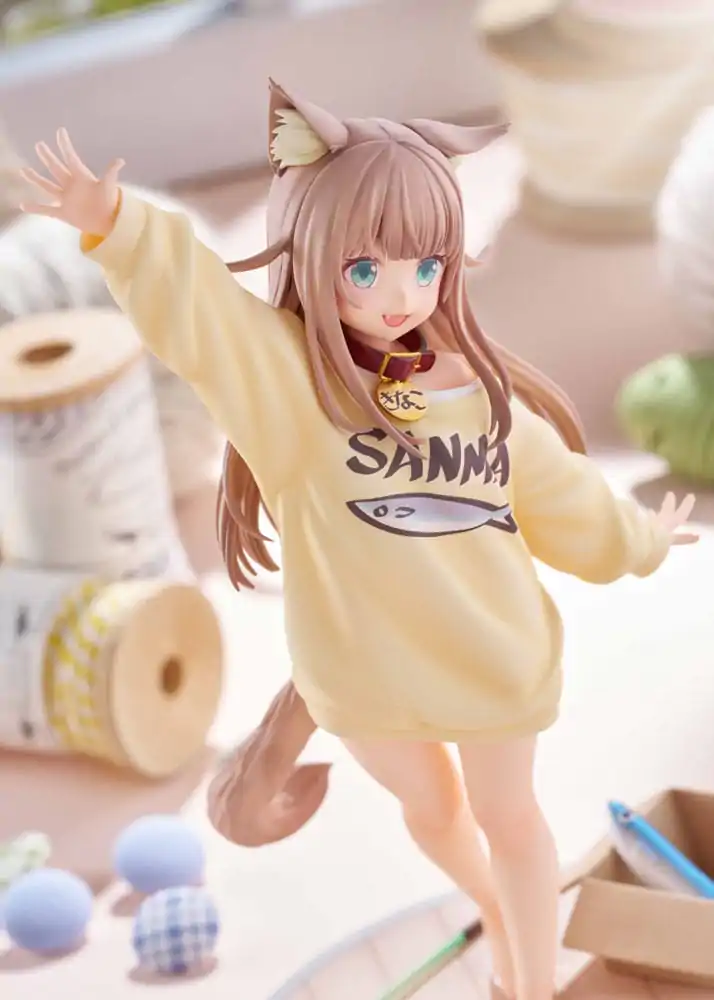 My Cat Is a Kawaii Girl Statue 1/6 Kinako Play With Ver. AmiAmi Limited Edition 21 cm Statue Produktfoto