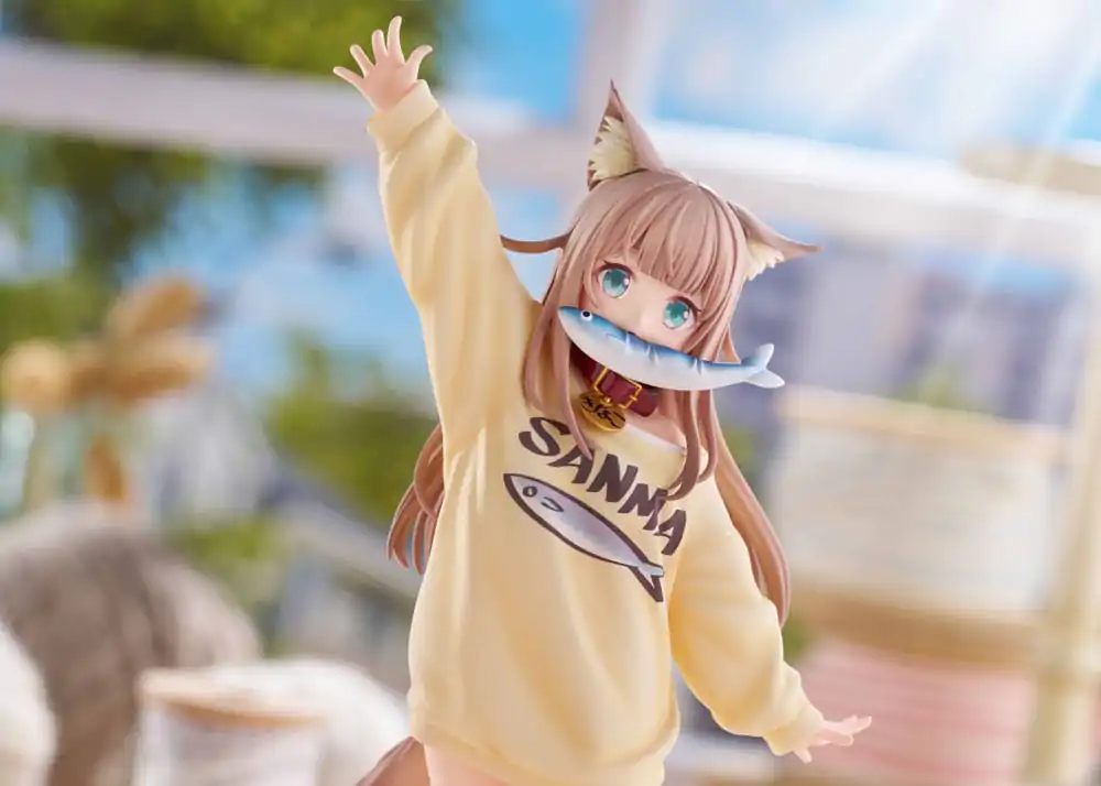 My Cat Is a Kawaii Girl Statue 1/6 Kinako Play With Ver. AmiAmi Limited Edition 21 cm Statue Produktfoto