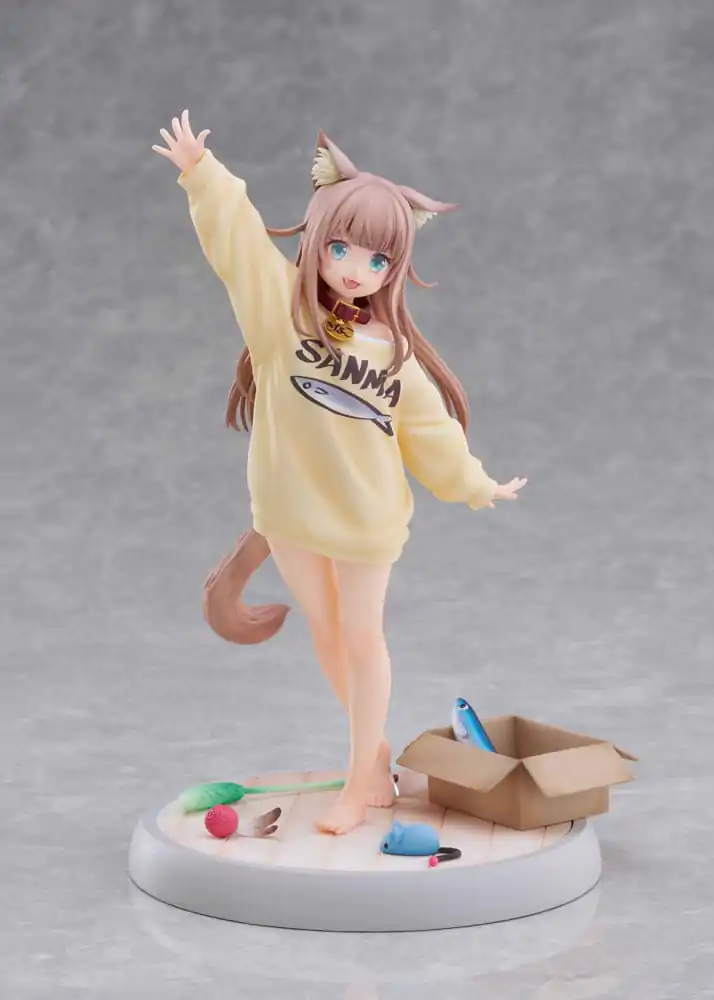 My Cat Is a Kawaii Girl Statue 1/6 Kinako Play With Ver. AmiAmi Limited Edition 21 cm Statue Produktfoto