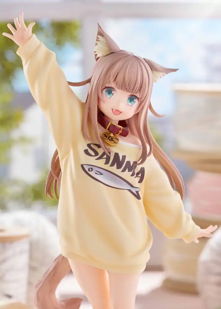 My Cat Is a Kawaii Girl Statue 1/6 Kinako Play With Ver. AmiAmi Limited Edition 21 cm Statue Produktfoto