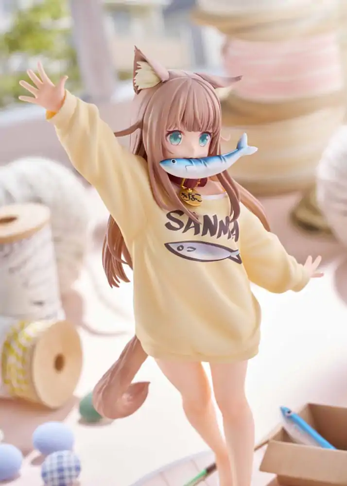 My Cat Is a Kawaii Girl Statue 1/6 Kinako Play With Ver. AmiAmi Limited Edition 21 cm Statue Produktfoto