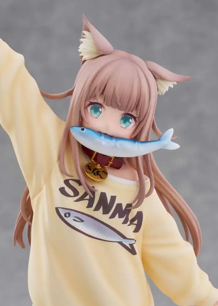 My Cat Is a Kawaii Girl Statue 1/6 Kinako Play With Ver. AmiAmi Limited Edition 21 cm Statue Produktfoto