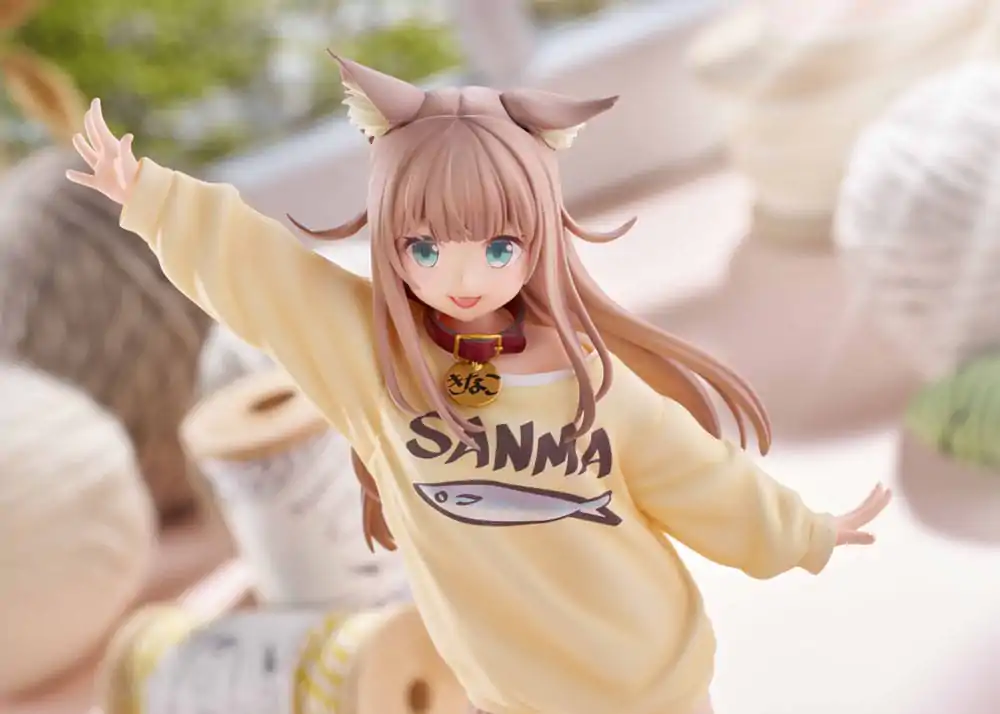 My Cat Is a Kawaii Girl Statue 1/6 Kinako Play With Ver. AmiAmi Limited Edition 21 cm Statue Produktfoto