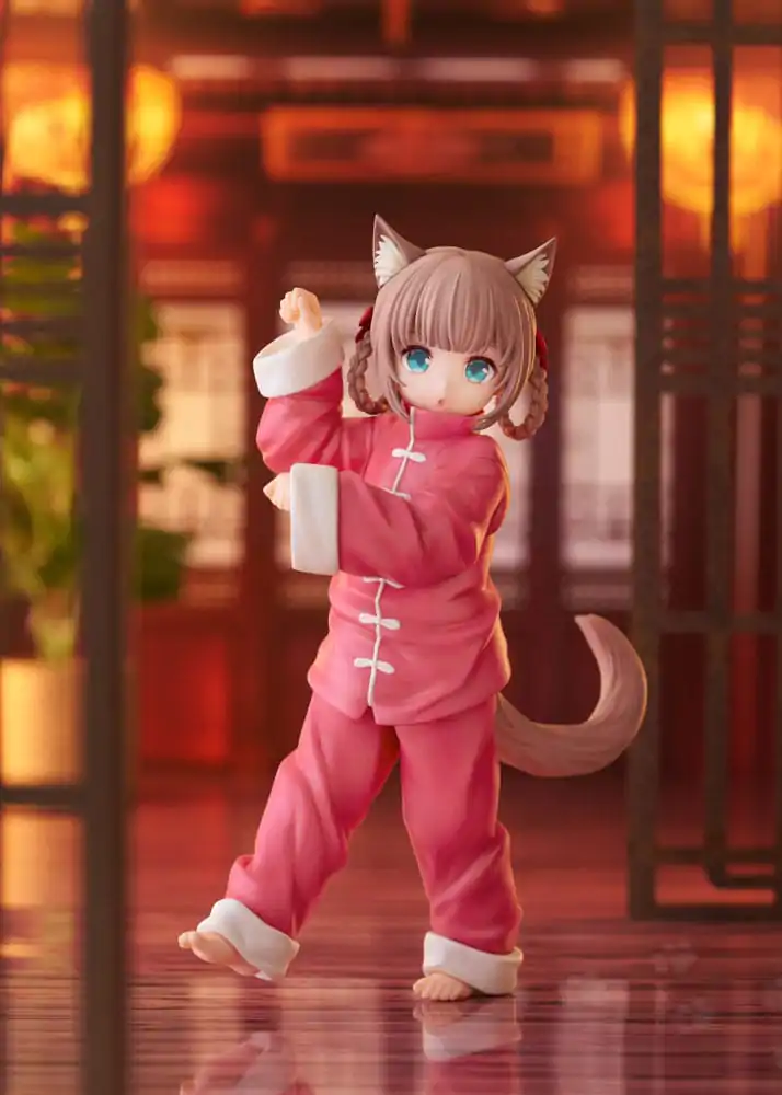 My Cat Is a Kawaii Girl Palette Dress-Up Collection Statue Kinako Nyang fu Ver. 15 cm Produktfoto