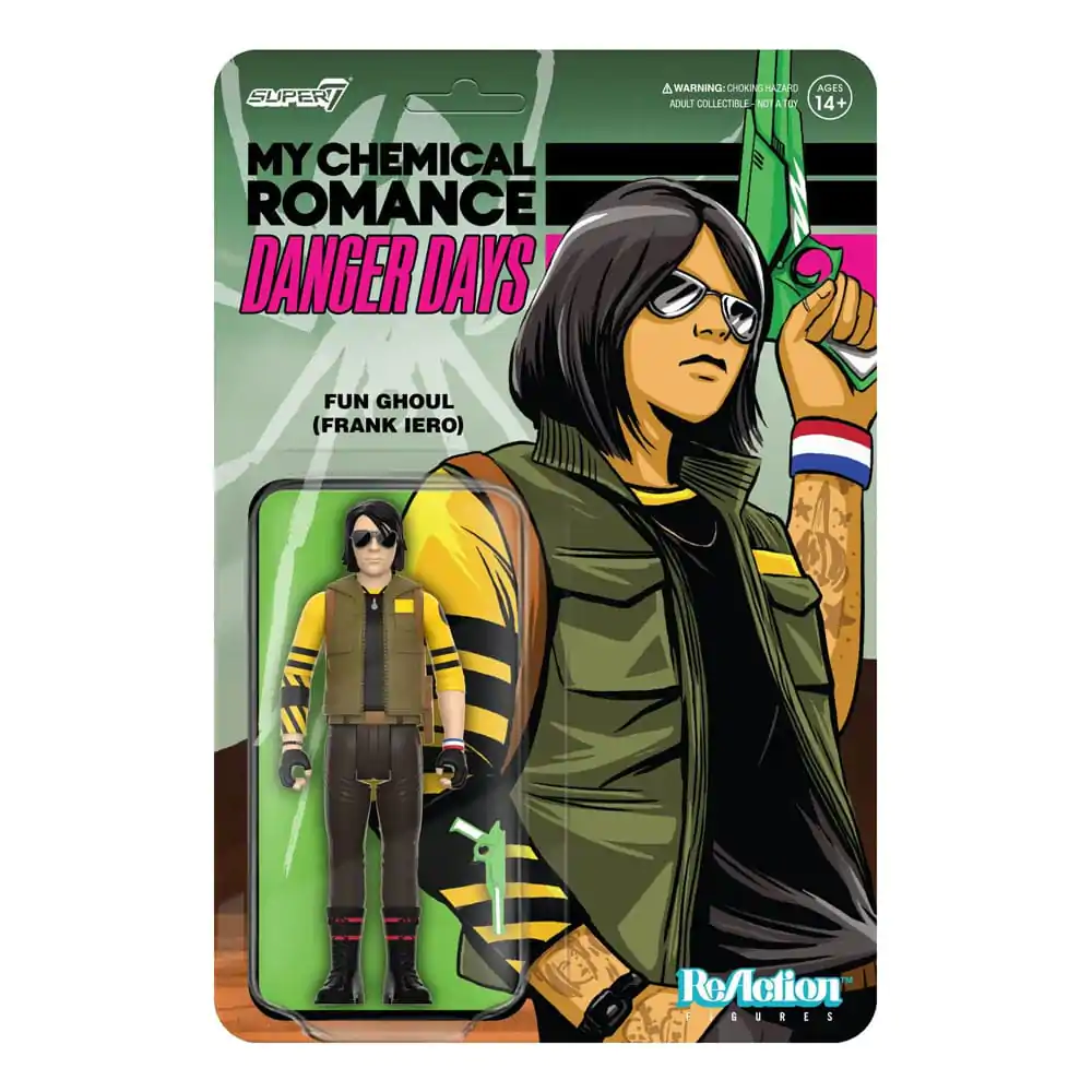 My Chemical Romance ReAction Actionfigur Wave 01 (Danger Days) Fun Ghoul (Unmasked) 10 cm Produktfoto