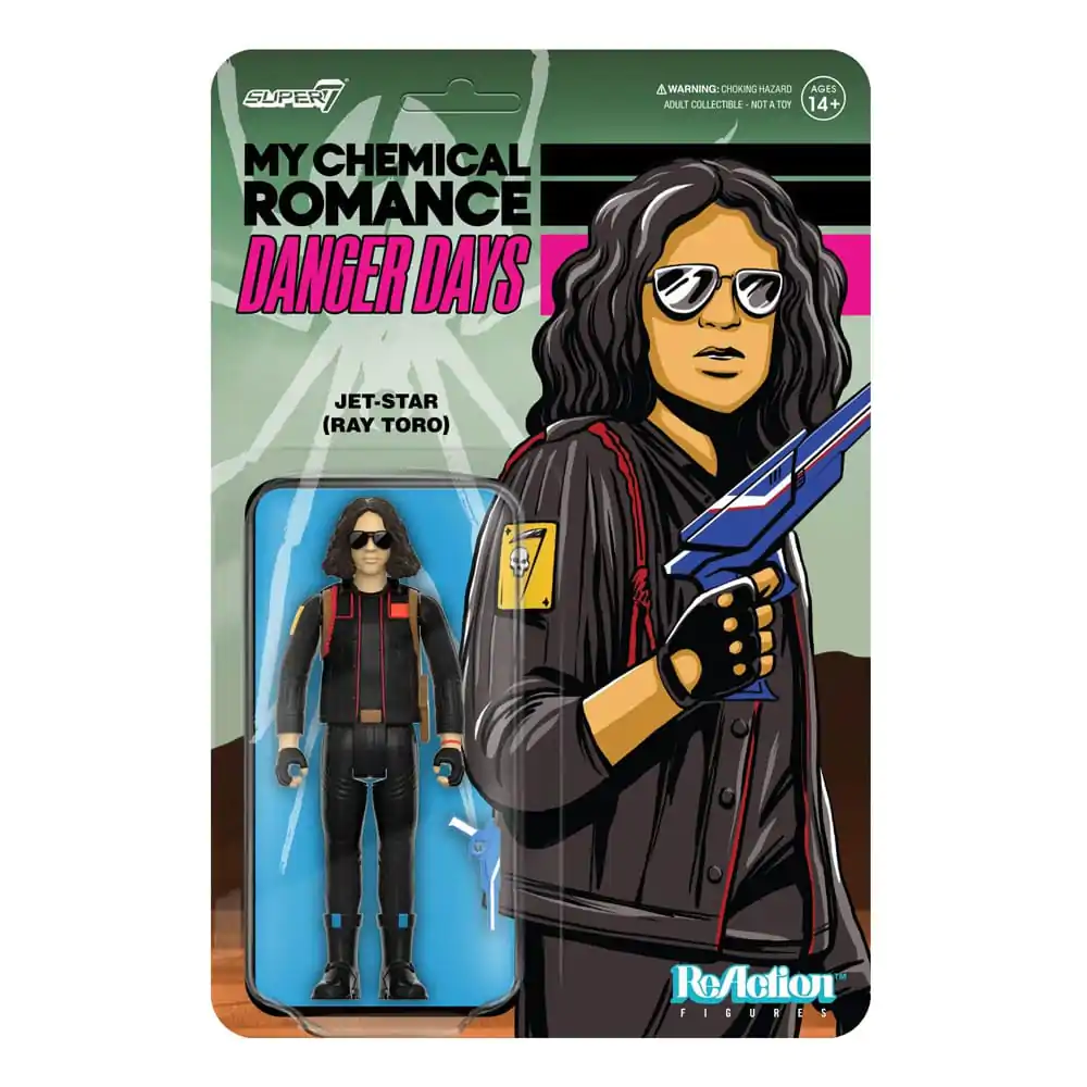 My Chemical Romance ReAction Actionfigur Wave 01 (Danger Days) Jet Star (Unmasked) 10 cm termékfotó