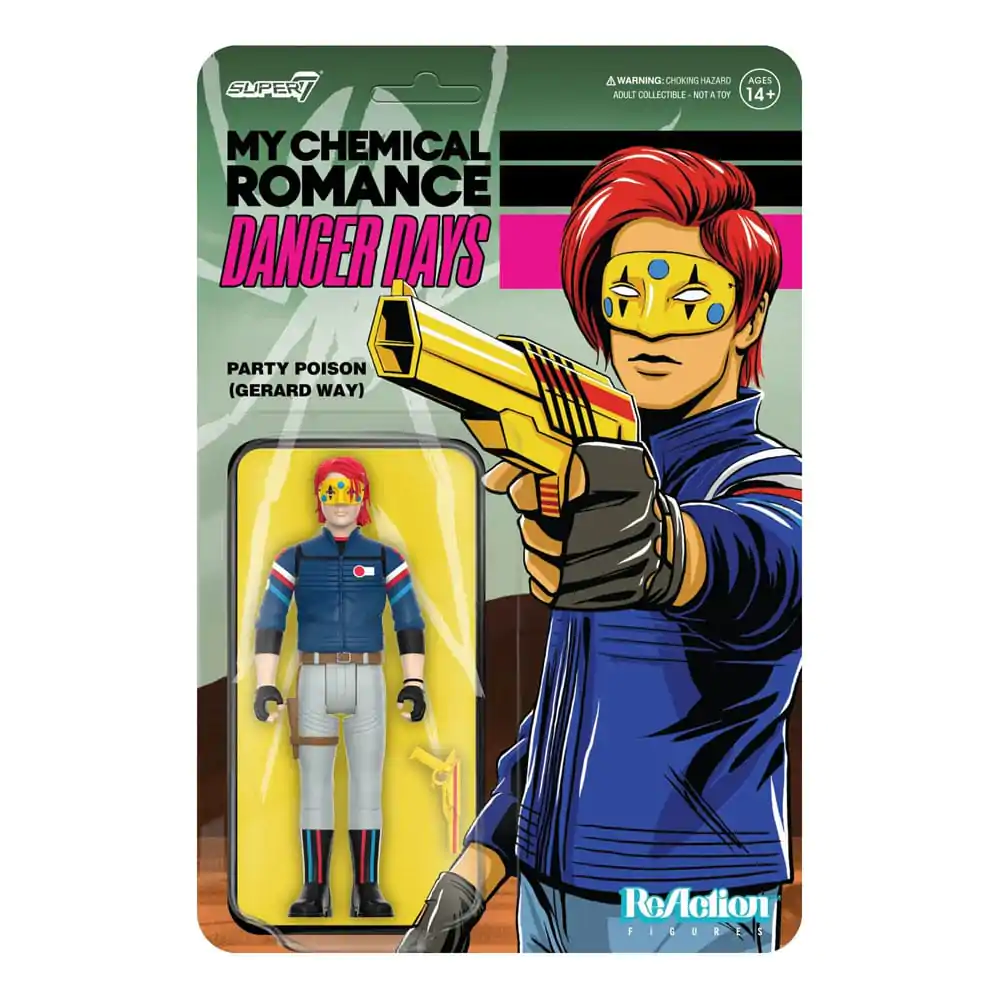 My Chemical Romance ReAction Actionfigur Wave 01 (Danger Days) Party Poison (Unmasked) 10 cm Produktfoto