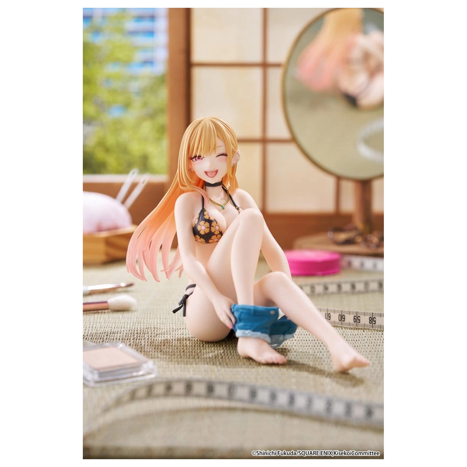 My Dress-Up Darling Desktop Süß PVC Figur Marin Kitagawa (Measured Swimsuit Ver.) Neuauflage 13 cm Produktfoto