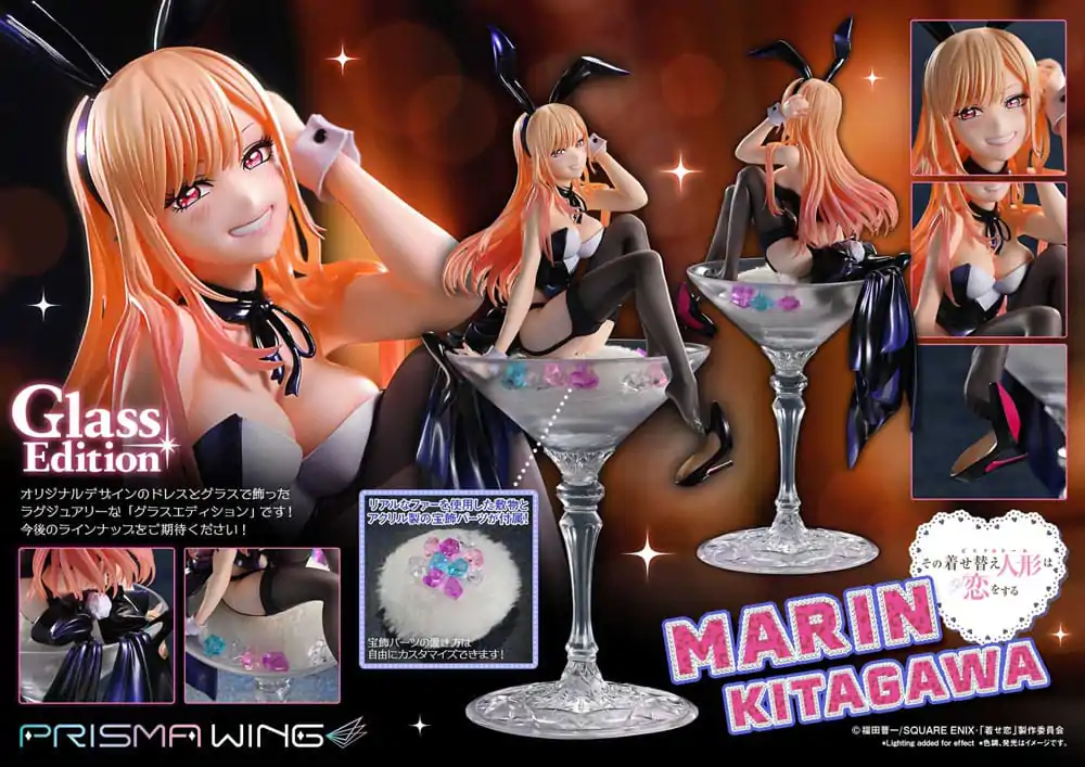 My Dress-Up Darling Prisma Wing PVC Statue 1/7 Marin Kitagawa Glass Edition 29 Zentimeter Produktfoto