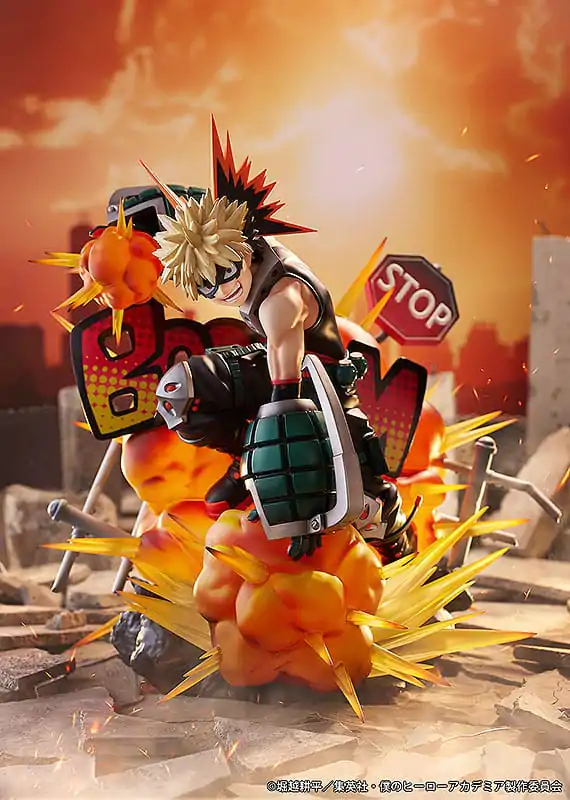 My Hero Academia PVC Statue 1/7 Katsuki Bakugo: Great Explosion Murder God Dynamight 25 cm termékfotó